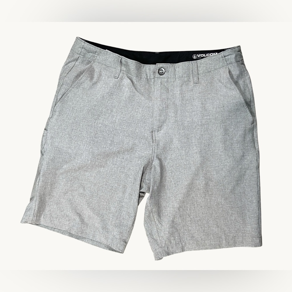 Volcom Surf & Turf Hybrid Shorts Heather Gray 4-Way Stretch Performance Size 30